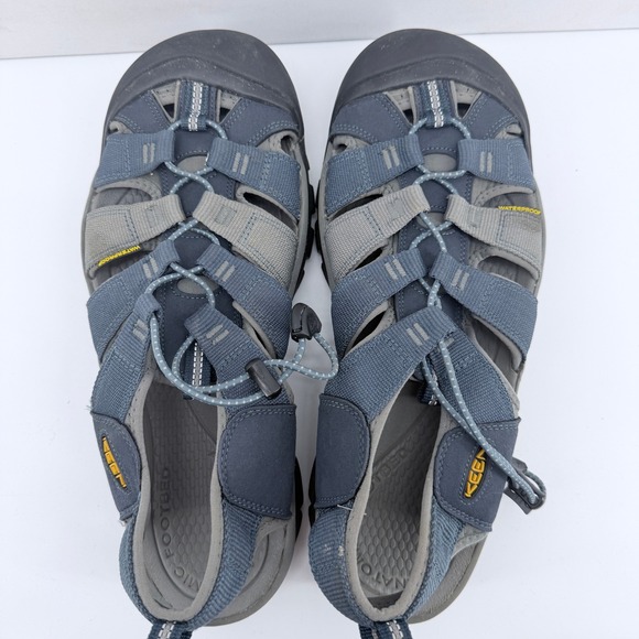 KEEN Newport H2 Mens Blue Grey Waterproof Hiking Sport Sandals 1012206 Size 11 - Picture 4 of 6